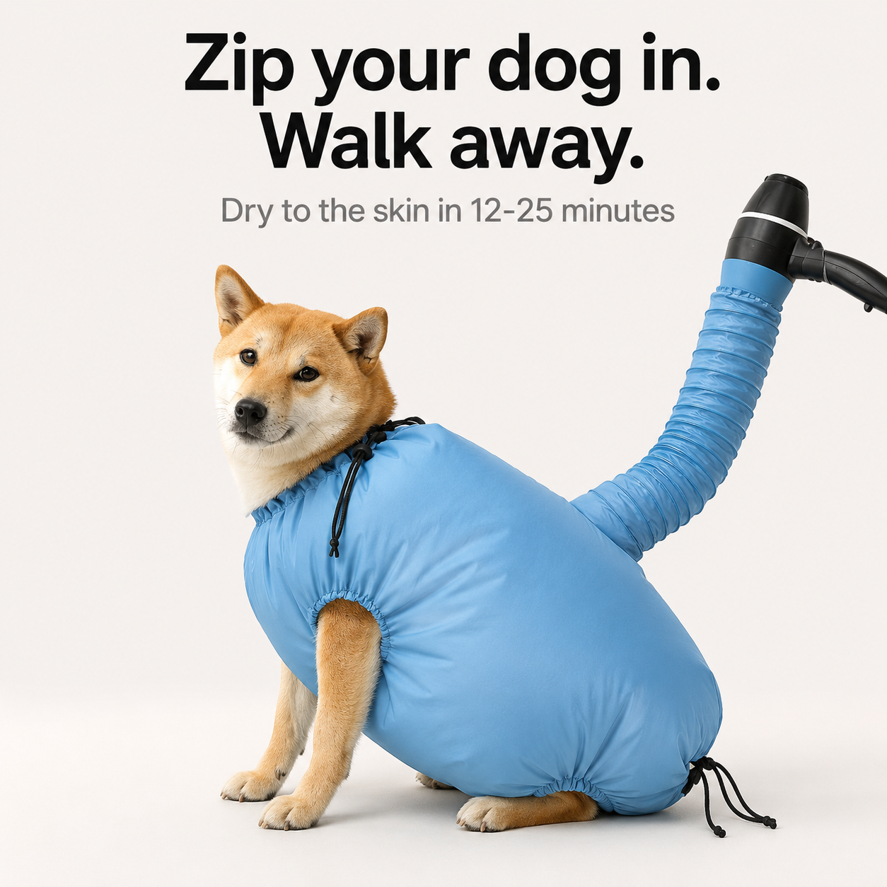 Quick Pet Hair Drying Suit for Small, Medium & Large Dogs and Cats
